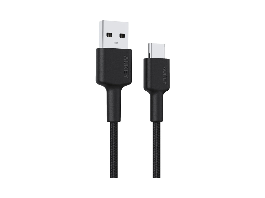 Buy Aukey USB2.0 A to C Braided Nylon Cable 0.9m in Qatar Buy Aukey USB2.0 A to C Braided Nylon Cable 0.9m in Qatar